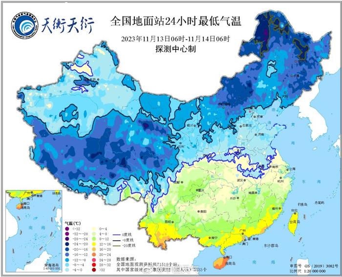 全国冰冻线进程图