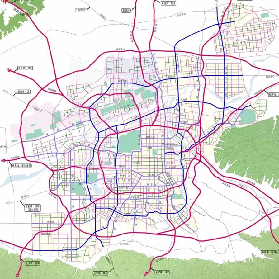 西安二十条道路最新交通规划与改造公告